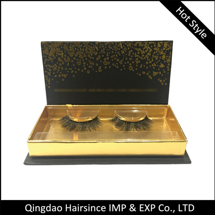 Matte lamination style lashes package with window, magnetic lashes box, lashes design package free sample