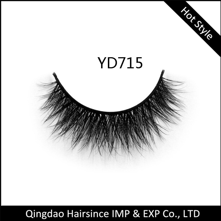Alibaba show 3D mink hair eyelashes, human hair lashes, silk hair lashes products wholesale price